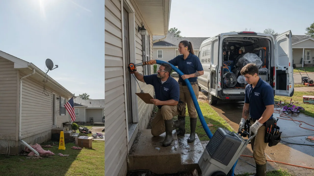 Ceiling Water Damage Restoration in Scotrun, PA near me